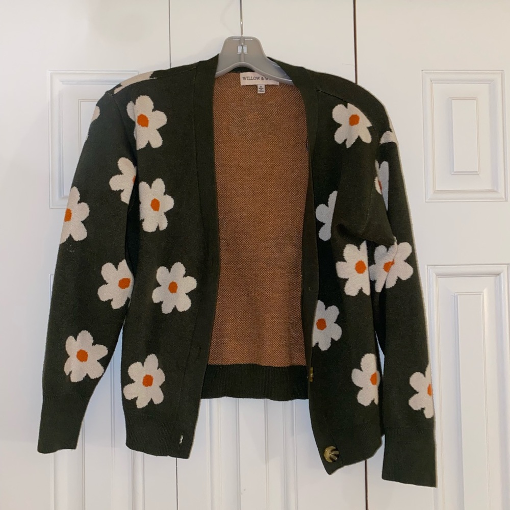 Floral cardigan